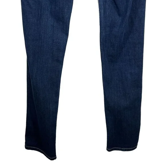 White House Black Market Dark Blue Straight Leg Jeans - Picture 6 of 13